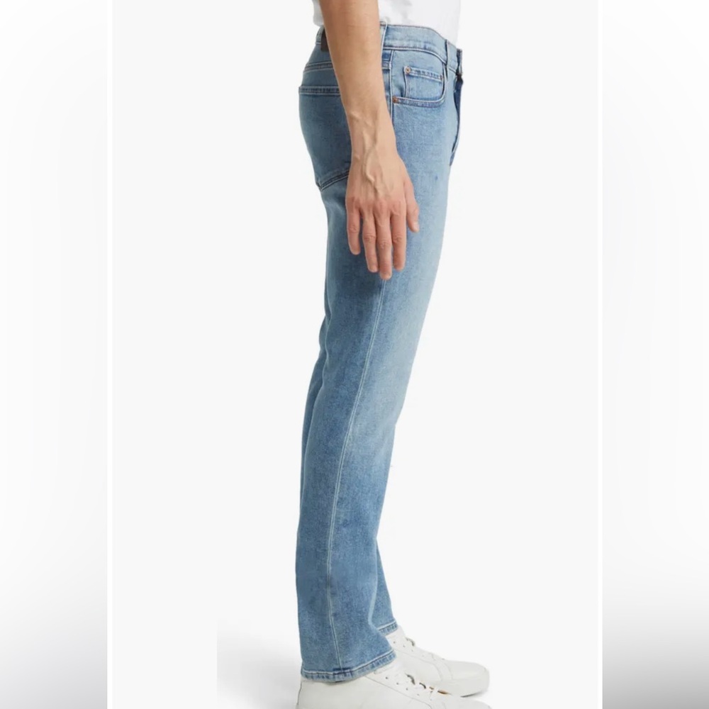 Paige Transcend Vintage Federal Slim Straight Jeans, Kahn - Picture 3 of 5